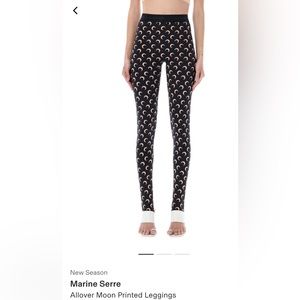 Marine Serre Moon Print Stretch Leggings